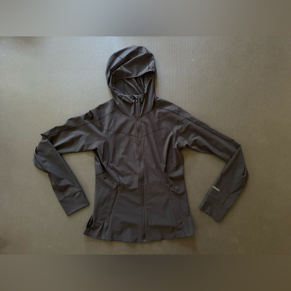 lululemon athletica, Black Hooded Windbreaker, 8